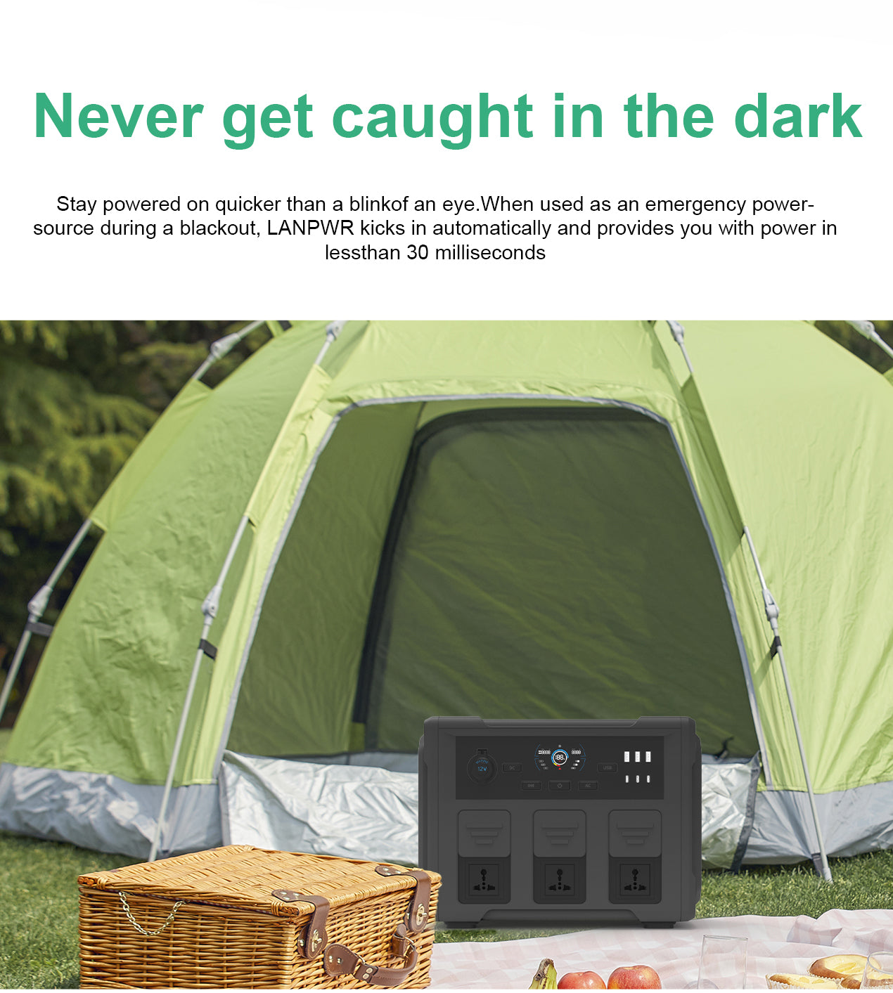 Powering Your Camping Electronics with a Portable Power Station