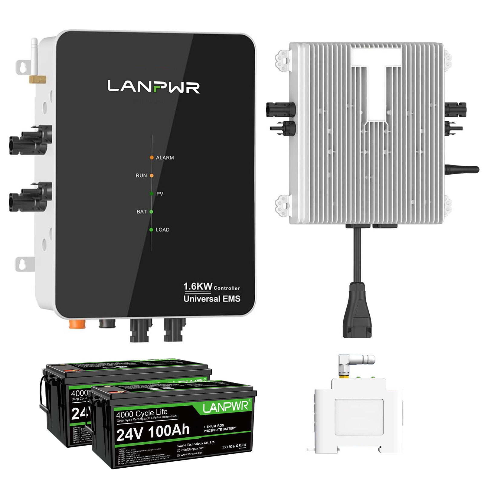 LANPWR Smart Solar Universal EMS Controller - Upgrading Balcony Microinverter System