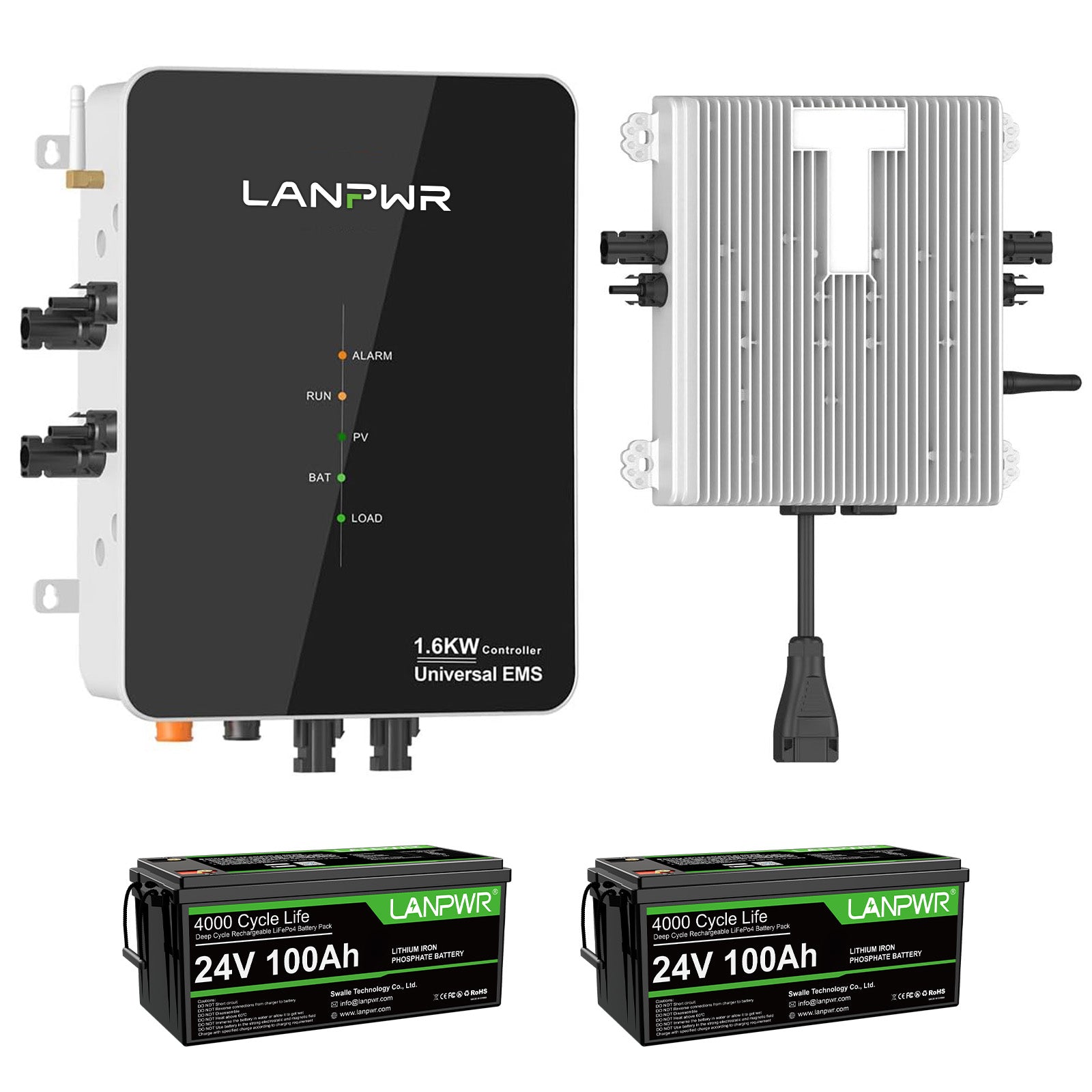 LANPWR Smart Solar Universal EMS Controller - Upgrading Balcony Microinverter System