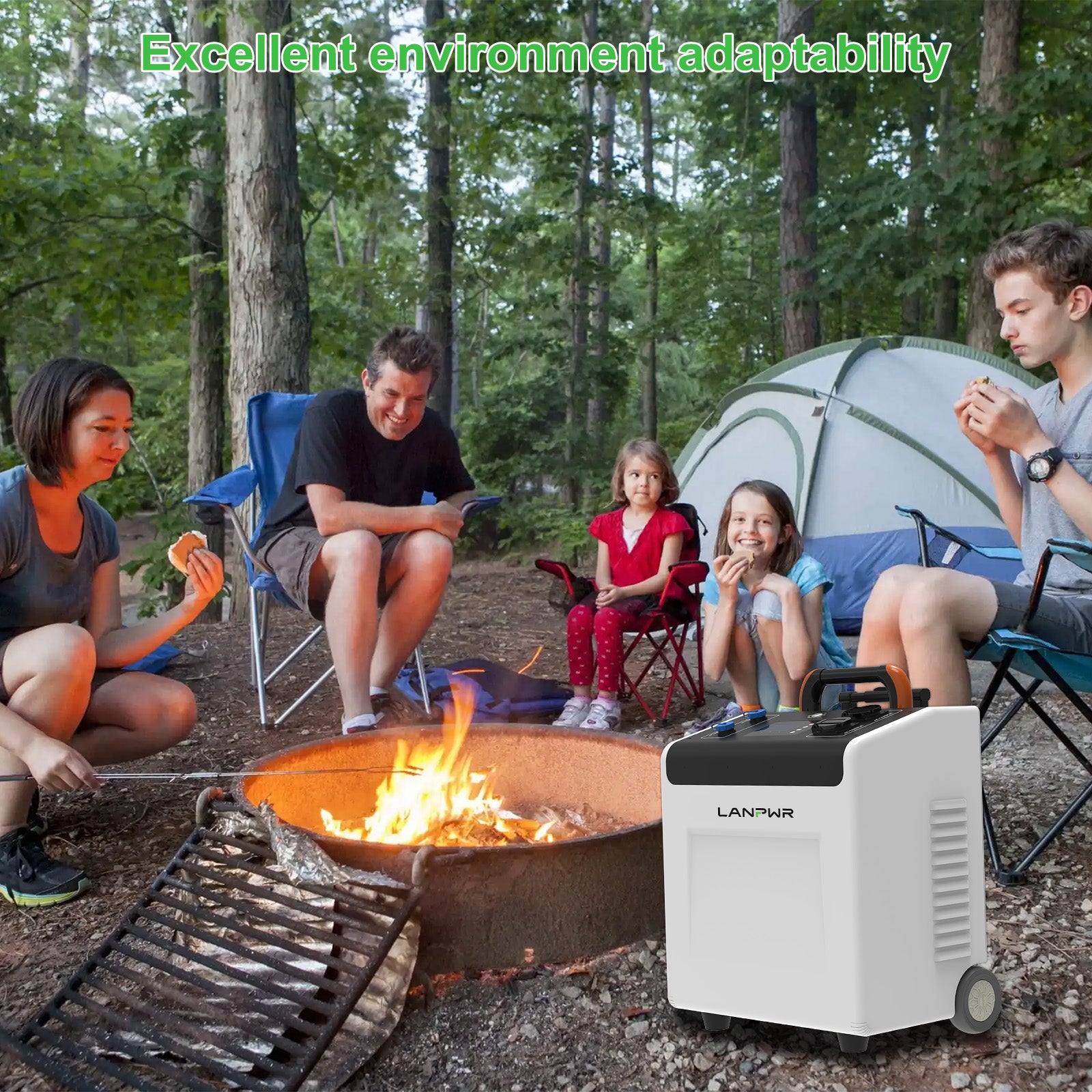 Pre-order: LANPWR UBird-XN-Plus-50E Solar Power Station | 5000W 5120Wh Portable Suitcase Energy Storage System