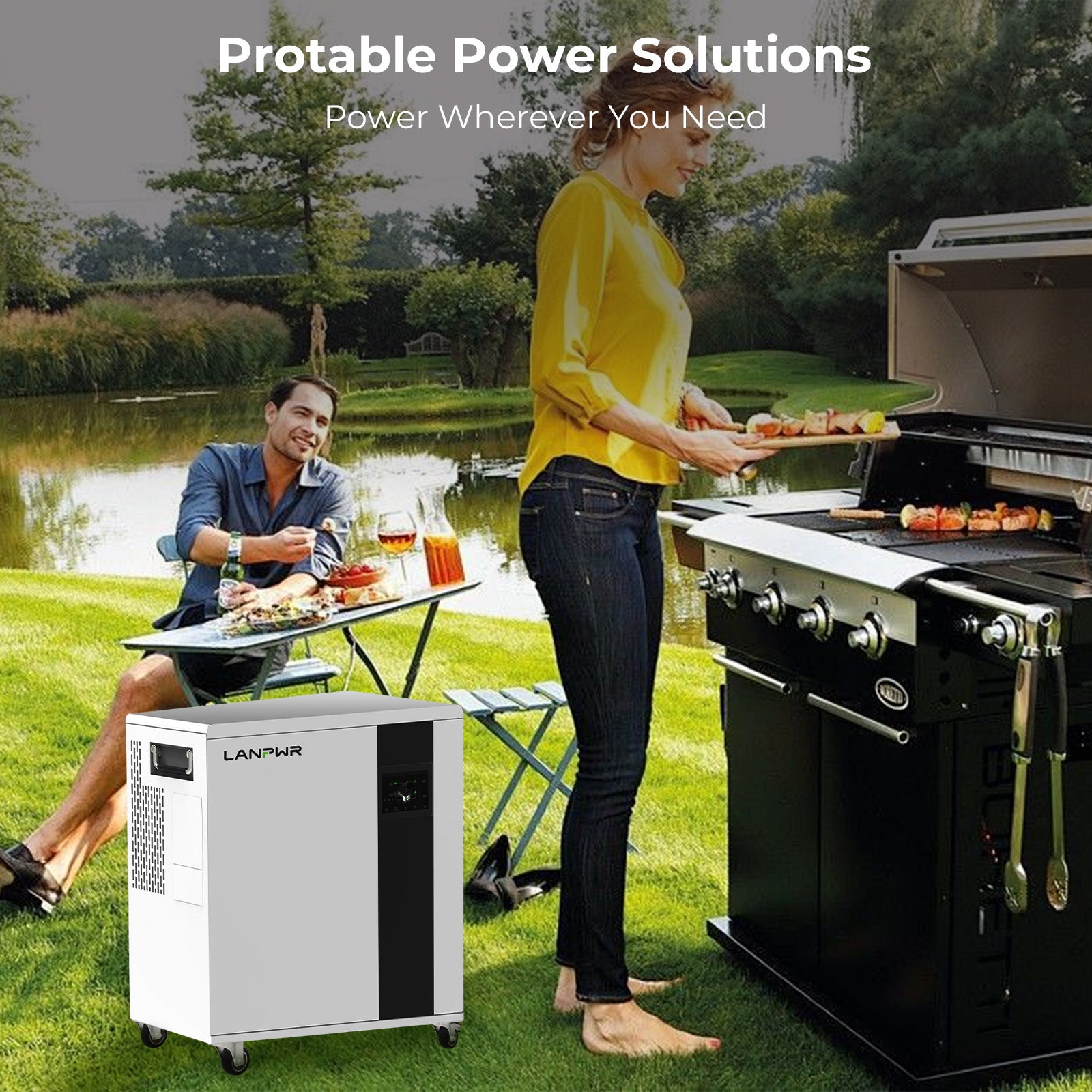 Pre-order: LANPWR UFox-Plus-E Series Solar Power Station | 5120Wh Off-Grid Energy Storage System